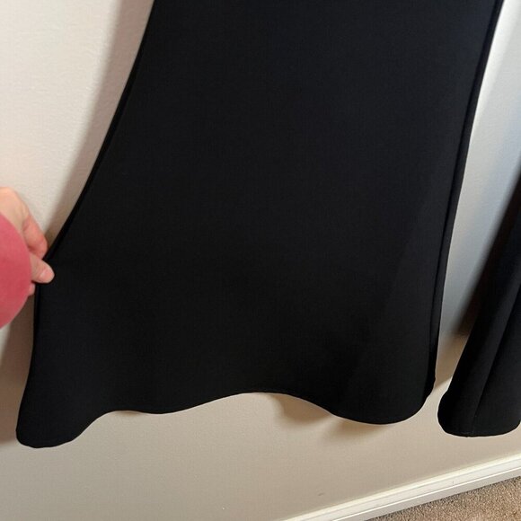 Anthropologie Ultra Flare Pants Size 4 Black High Rise Bell Bottom Retro 70s - Picture 8 of 9